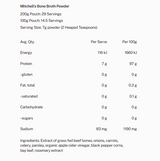 Mitchells Nutrition Bone Broth Powder | 100g