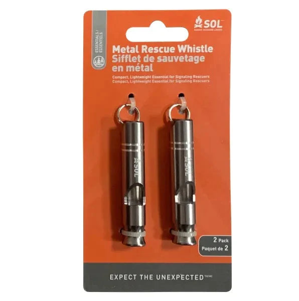 Metal Rescue Whistle - SOL
