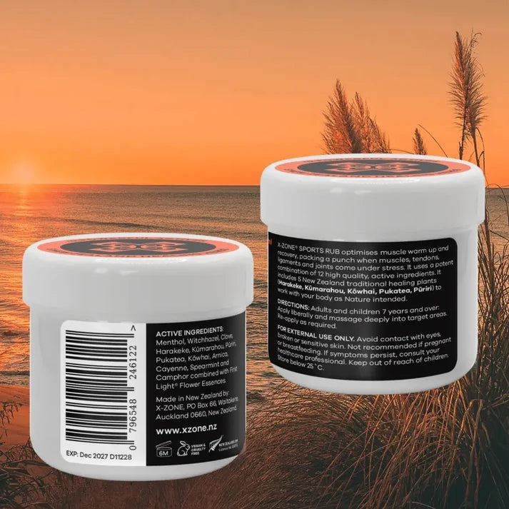 X-ZONE SPORTS RUB - Super-charged Herbal Muscle Rub