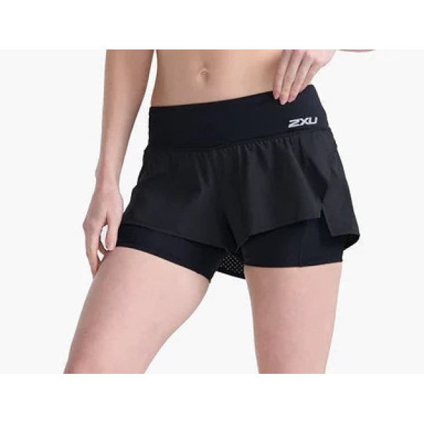 2xu Aero 2-in-1 Shorts (4 Inch - Womens) {FuelMe}