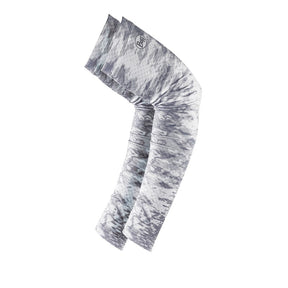 Buff Arm Coolnet Arm Sleeves Grey Camo {FuelMe}